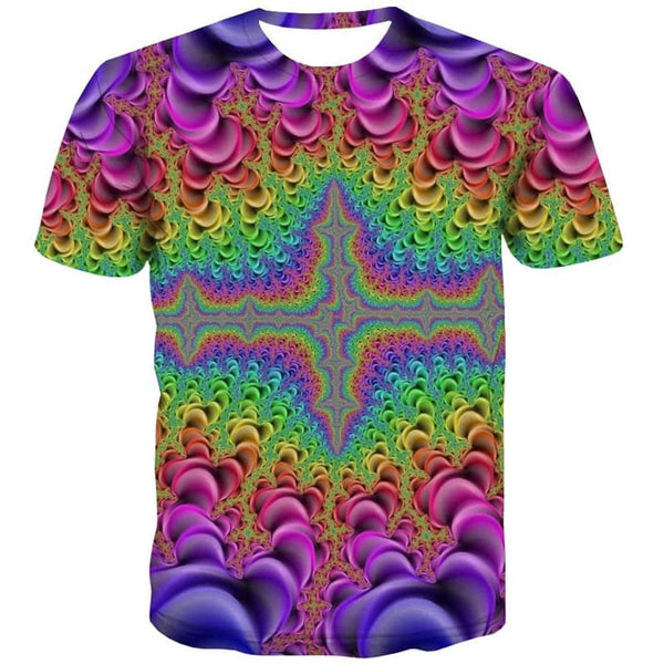 
Dizziness T-shirt Men Colorful Anime Clothes Rainbow Tshirt Printed Art Tshirts Casual
                