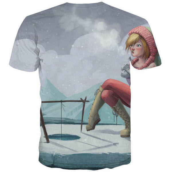 
fishing T-shirt Men fish Tshirt Printed Short Sleeve Fashion Tee Top Male - KYKU
                