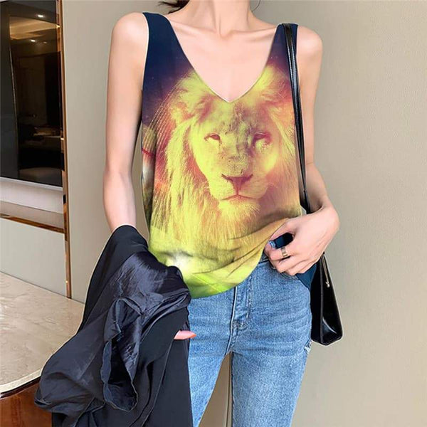 
Lion Tank-Top women Animal Vest Printed Anime Anime Clothes Galaxy Sleeveless 3d Colorful Tank Tops Casual - KYKU
                