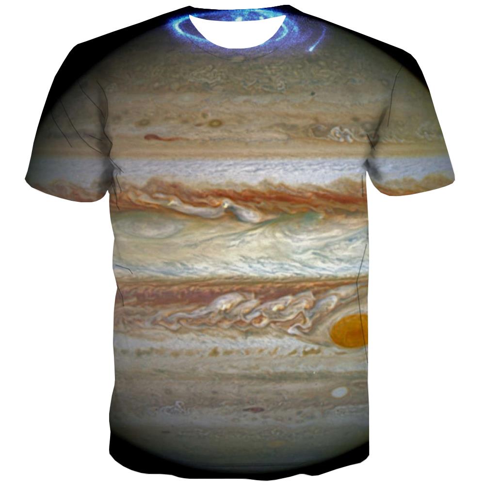 Galaxy T shirts Men Planet Tshirts Cool Starry Sky T-shirts Graphic Colorful T shirts Funny Harajuku Tshirts Novelty