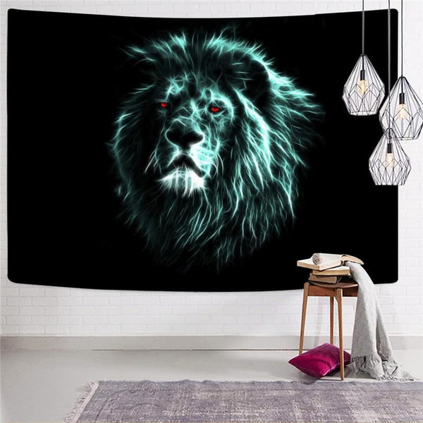 
Lion Tapestry Animal Tenture Mandala Anime Home Tapestrys Black Tapestries Harajuku Wall Tapestry
                