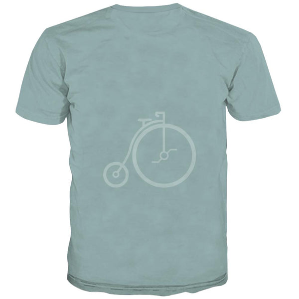
Bicycle T-shirt Men Metal Tshirts Casual City T shirts Funny Psychedelic T-shirts Graphic
                