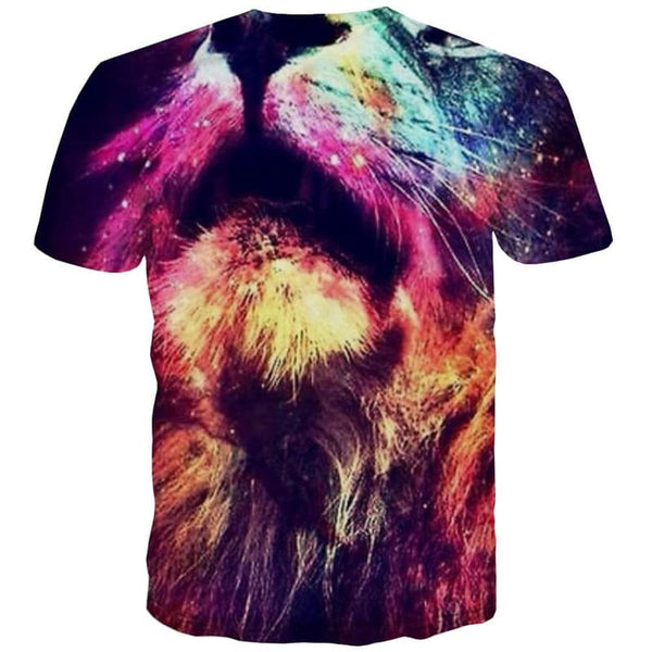 
Lion T shirt Men Animal Tshirts Casual Colorful Shirt Print Graffiti T-shirts 3d
                