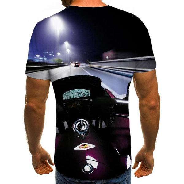 
Motorcycle T-shirt Men Hip Hop Tshirts Casual Gothic Funny T shirts Rock Shirt Print
                