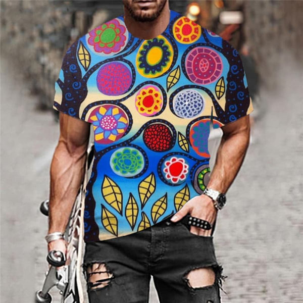 
Mexico T shirt Men Tree Anime Clothes Flower Tshirt Printed Colorful Shirt Print
                