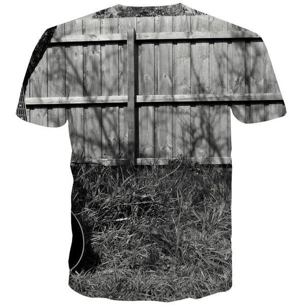 
Guitar T-shirt Men Music T-shirts 3d Wooden Tshirt Anime Metal Tshirts Casual
                