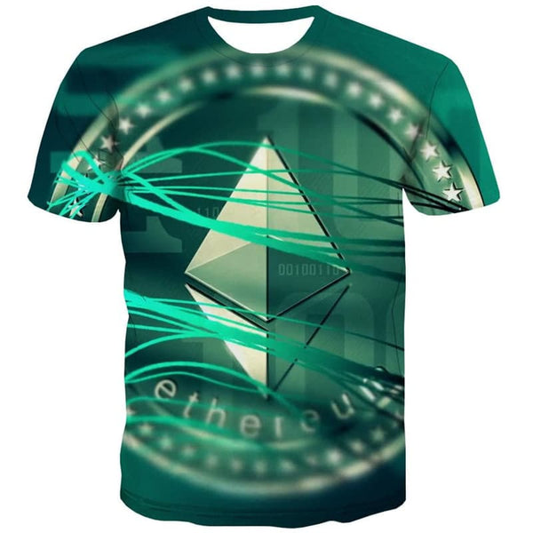 
Ethereum T-shirt Men Retro Shirt Print Art Anime Clothes Harajuku Tshirt Printed
                