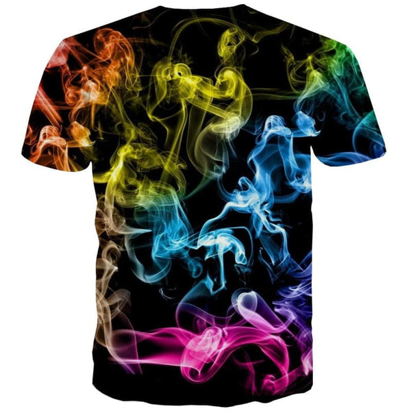 
Smoke Cloud T shirt Men Colorful Shirt Print Harajuku Funny T shirts Art Tshirt Printed
                