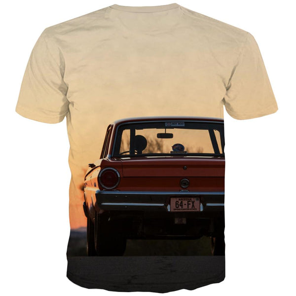 
Racing Car T-shirt Men Metal T-shirts 3d City T shirts Funny Gray Shirt Print Retro Tshirt Anime
                