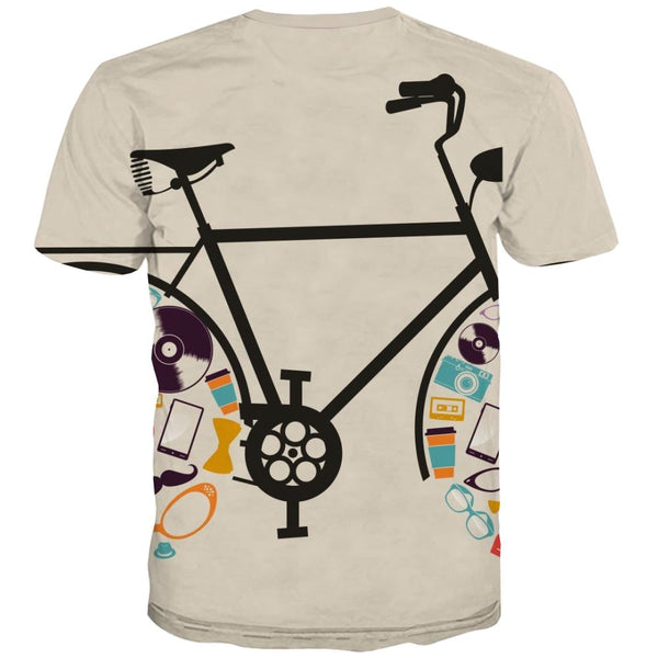 
Bicycle T shirts Men Metal Tshirt Printed City T-shirts Graphic Psychedelic Tshirts Novelty
                