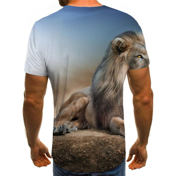 
Lion T-shirt Men Animal Tshirt Printed Flame T-shirts 3d Harajuku Funny T shirts Street Tshirts Casual
                