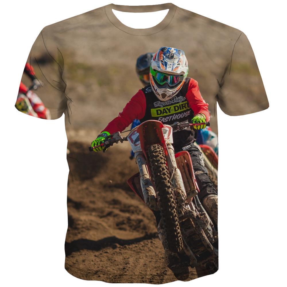 Motocross T shirts Men motorcycle Tshirt Printed Offroad Tshirts Cool - KYKU