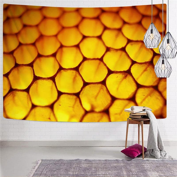 
Geometric Tapestry Psychedelic Tapestries Vortex Rug Wall Honeycomb Tenture Mandala Honey Wall Tapestry
                