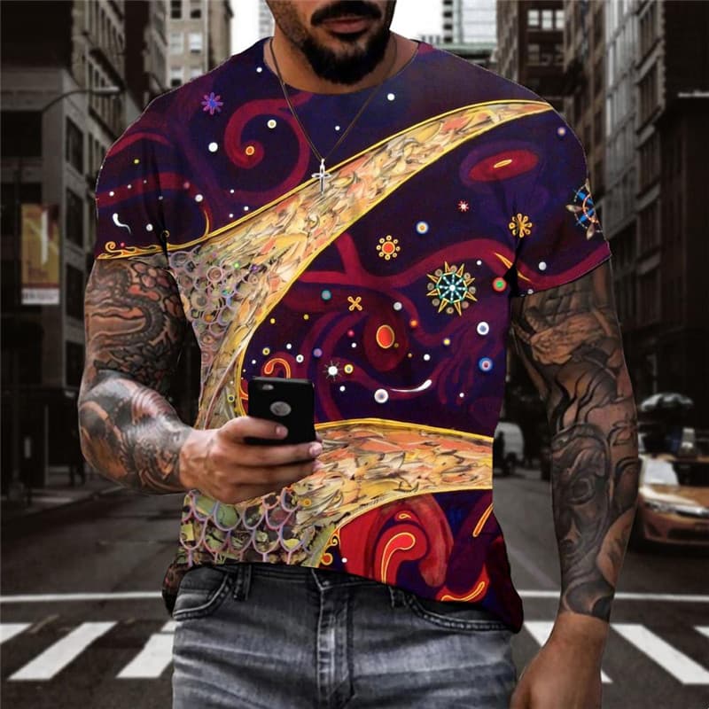 Animal T-shirt Men Funny Tshirts Casual Party T-shirts 3d Funny Anime Clothes