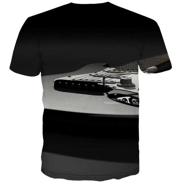 
Guitar T-shirt Men Music Tshirt Printed Wooden T-shirts Graphic Metal T-shirts 3d
                