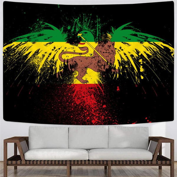 
Lion Tapestry Animal Tenture Mandala Anime Rug Wall Rock Tapestries Colorful Home Tapestrys
                