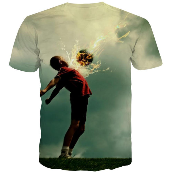 
Lawn T shirts Men Football Shirt Print Athletics Tshirts Cool Stadium Tshirts Casual
                
