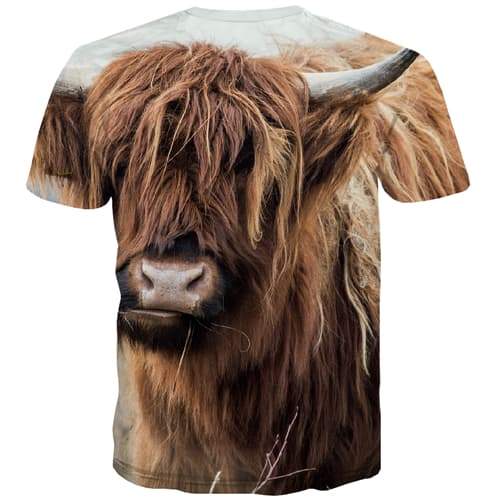 
Animal T shirts Men Cattle Tshirts Casual Street T-shirts Graphic Leisure Tshirts Cool - KYKU
                
