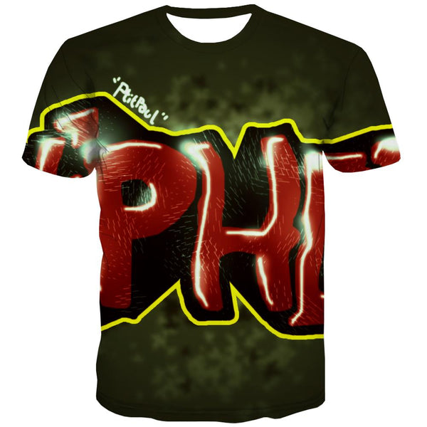 Music T-shirt Men Instrument T-shirts Graphic Retro Shirt Print Electronic Tshirt Anime