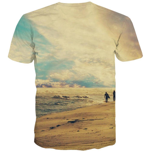 
surf T shirts Men The sea T shirts Funny sport Tshirts Casual Cool Shirt Print - KYKU
                