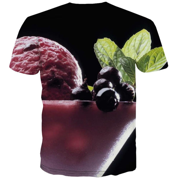 
Sweet T-shirt Men Gourmet Tshirts Casual Icecream T-shirts 3d Colourful T-shirts Graphic
                