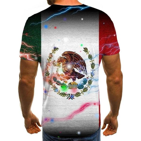 
Eagle T shirt Men Lightning Anime Clothes Mexico Tshirts Casual Galaxy Funny T shirts
                