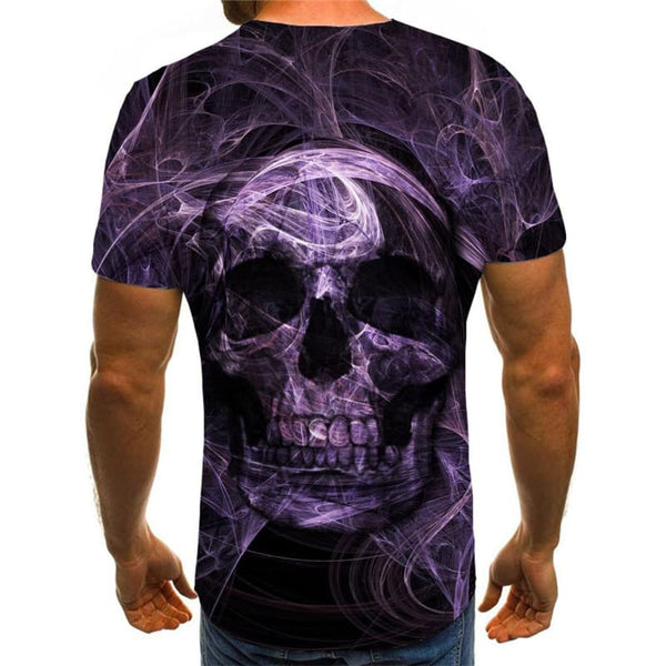 
Skull T-shirt Men Abstract Shirt Print Skeleton Funny T shirts Mens Clothing
                