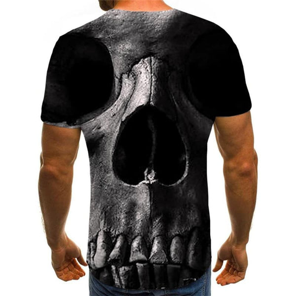 
Skull T-shirt Men Abstract Tshirt Printed Skeleton T-shirts 3d Funny Tshirts Casual
                