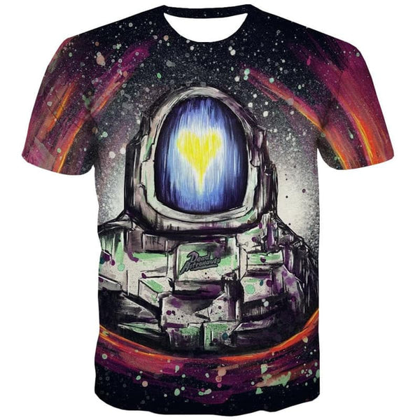 
Astronaut T-shirt Men Galaxy Tshirts Casual Dizziness Funny T shirts Novel Tshirt Printed
                