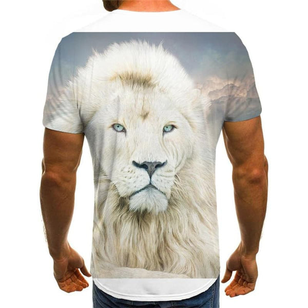 
Lion T-shirt Men Animal Anime Clothes Harajuku Tshirt Printed Funny Funny T shirts
                