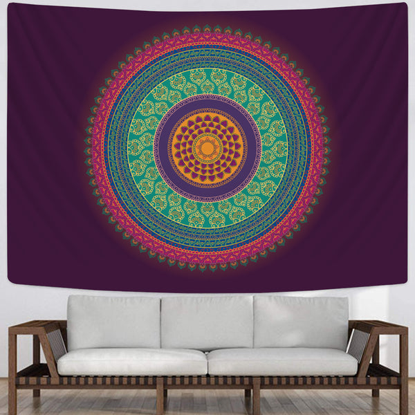 
Mandala Tapestry Psychedelic Wall Tapestry flower Home Tapestrys purple Rug Wall galaxy Tapestries
                