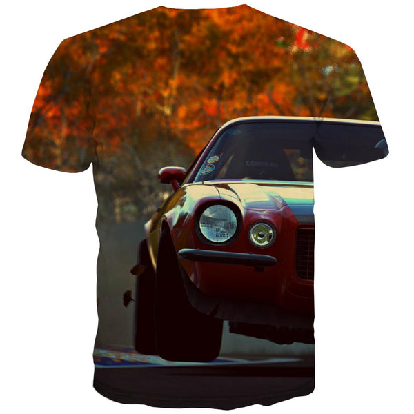 
Racing Car T shirts Men Metal Tshirt Anime City Tshirt Printed Gray Tshirts Cool Retro Tshirts Casual
                