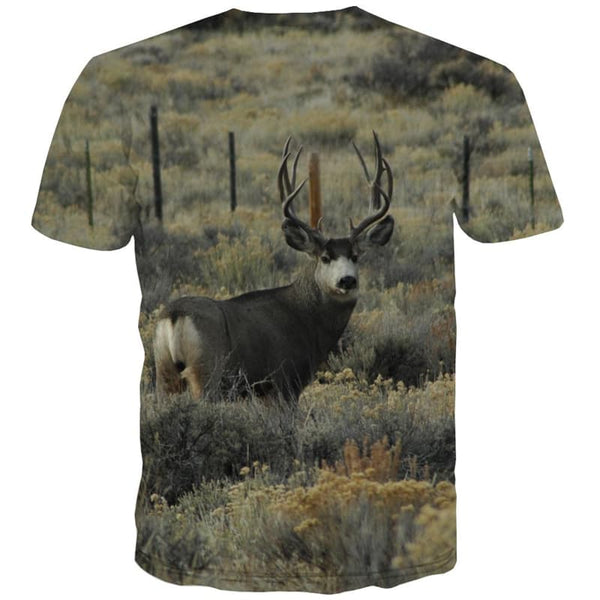 
Animal T shirts Men Deer Tshirts Novelty Forest Tshirt Anime Harajuku T-shirts Graphic
                