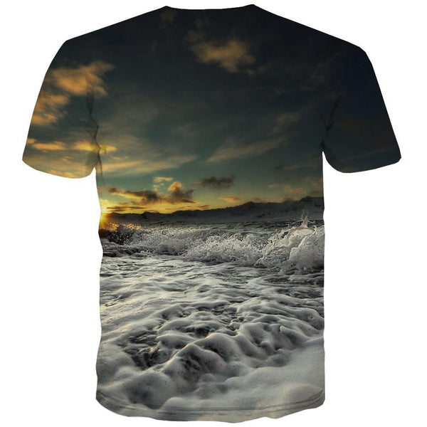 
surf T-shirt Men The sea Tshirt Anime sport T-shirts Graphic Cool T shirts Funny - KYKU
                
