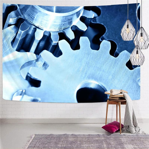 
Metal Tapestry Engine Tenture Mandala Gear Rug Wall Punk Rock Home Tapestrys
                
