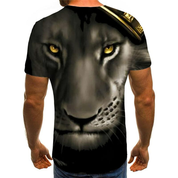 
Lion T shirt Men Animal T-shirts 3d Street Funny T shirts Casual Tshirt Printed
                