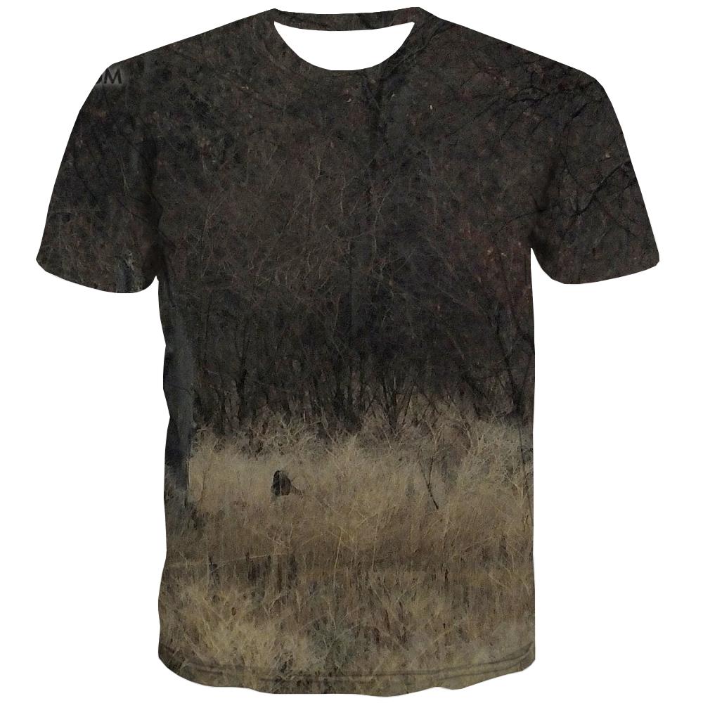 Hunting T shirts Men Jungle T-shirts Graphic Deer Tshirt Printed Shooter T-shirts 3d Camouflage Tshirts Casual
