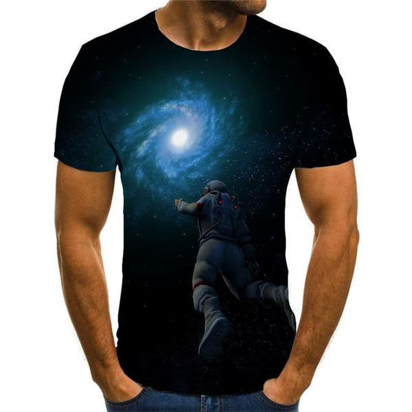 
Astronaut T-shirt Men Galaxy Tshirts Casual Space Shirt Print Universe Tshirt Printed
                