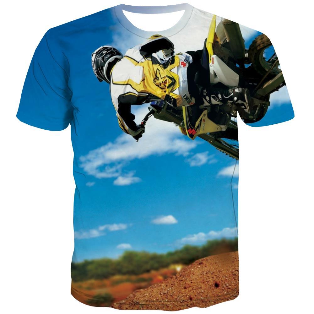 Motocross T-shirt Men motorcycle T-shirts Graphic Offroad T-shirts 3d - KYKU