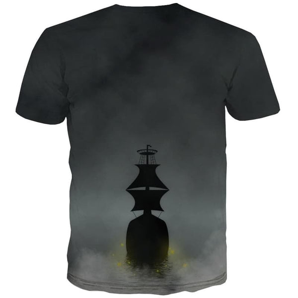 
Pirate T-shirt Men Sail Tshirts Casual War Funny T shirts Ocean Shirt Print
                