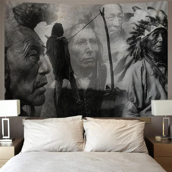 
Indios Tapiz Painting Rug Wall Retro Home Tapestrys Wall Hanging Boho decor
                