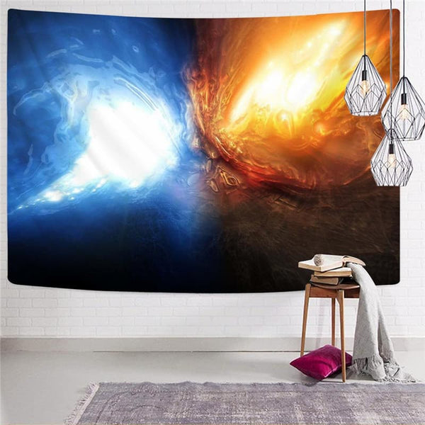 
Flame Tapiz Blue Flame Wall Tapestry Hip Hop Tapestries Decor Mandala Hippie
                
