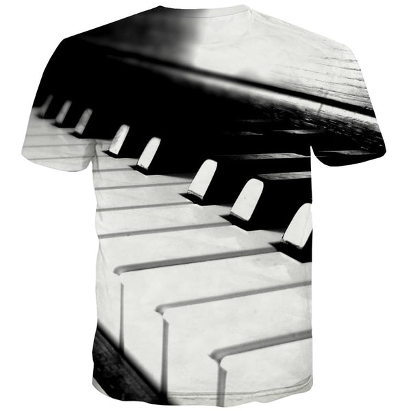 
Music T shirts Men Instrument Shirt Print Retro T-shirts 3d Electronic Tshirts Casual
                