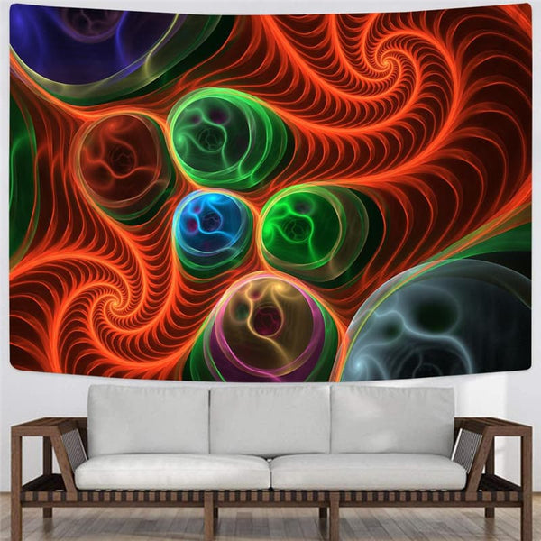 
Geometric Tapiz Psychedelic Tenture Mandala Vortex Wall Tapestry Ball Home Tapestrys
                