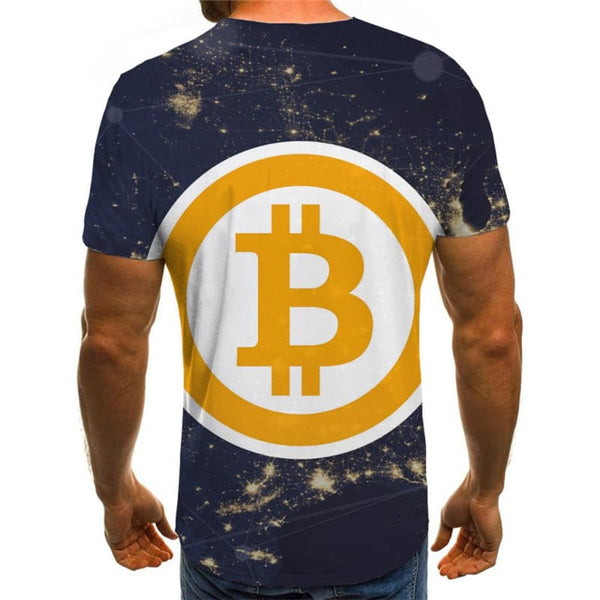 
Bitcoin T-shirt Men Galaxy Shirt Print Nebula Funny T shirts Retro T-shirts 3d
                