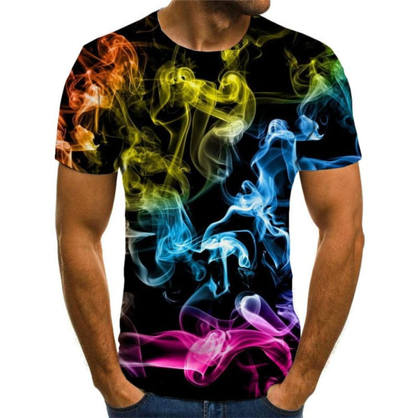 
Smoke Cloud T shirt Men Colorful Shirt Print Harajuku Funny T shirts Art Tshirt Printed
                