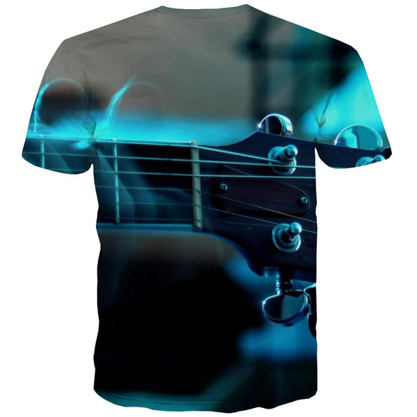 
Guitar T shirts Men Music Shirt Print Wooden T-shirts Graphic Metal T shirts Funny
                