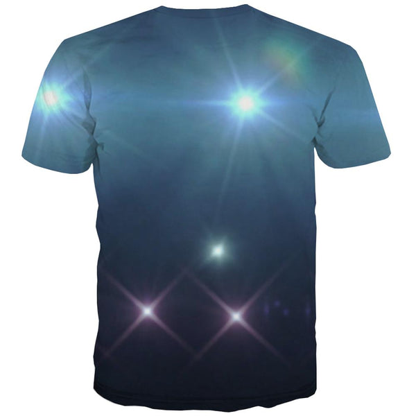 
Basketball T-shirt Men Night View T-shirts Graphic Galaxy T-shirts 3d City Tshirts Casual
                