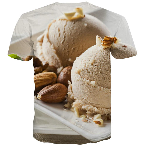 
Sweet T shirts Men Gourmet Tshirts Casual Icecream T-shirts 3d Colourful Tshirts Cool
                