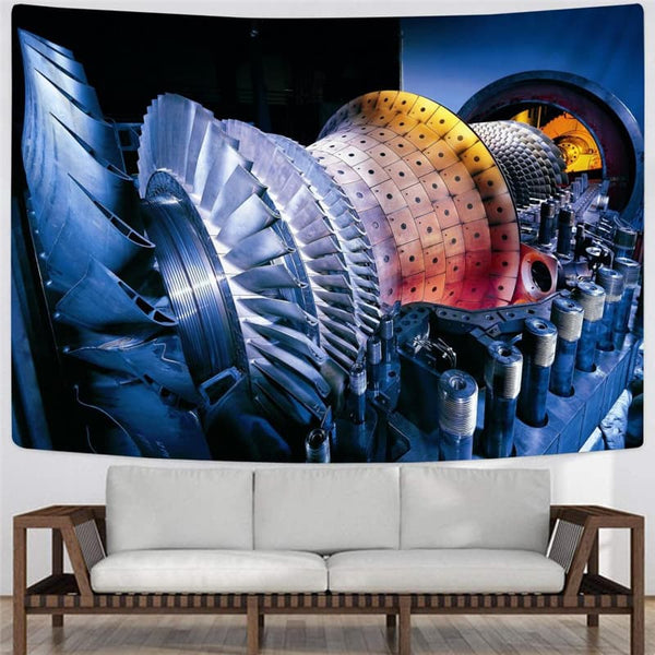 
Metal Tapestry Engine Tapestries Gear Tenture Mandala Technology Rug Wall Harajuku Home Tapestrys
                